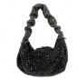 Preview: Mini Tote Mila Kristalle schwarz